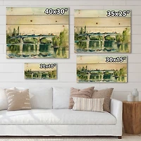 Designart - Landscape With Old Bridge In The Countryside