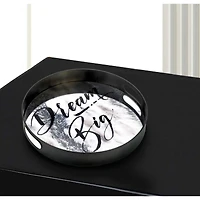 15" Nikki Chu Positano Dream Big Large Mirror Tray