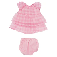 Manhattan Toy® Baby Stella Pretty in Pink Baby Doll Dress