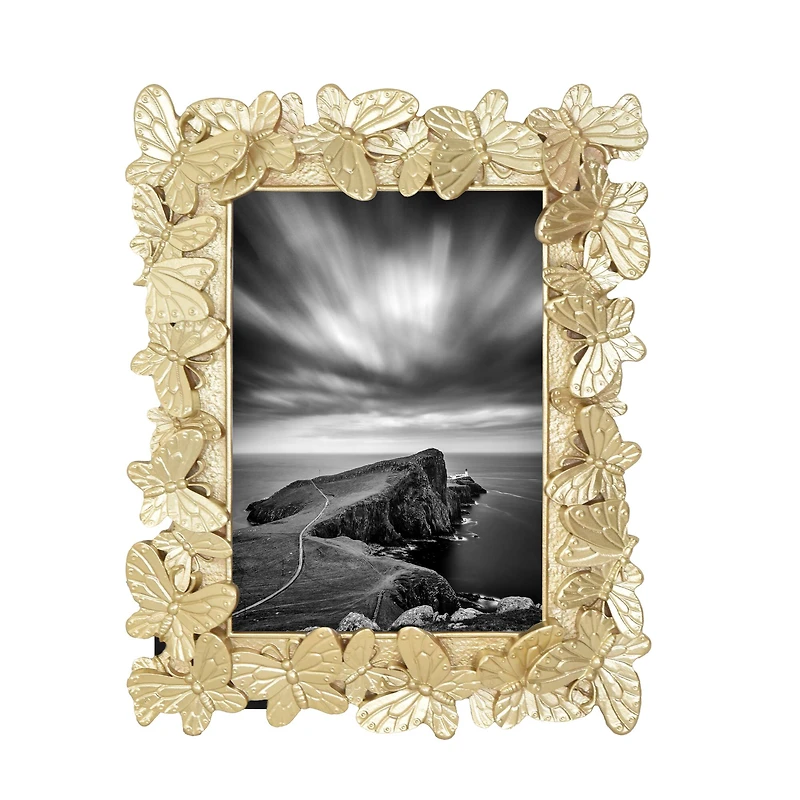 Treasured Finds 5" x 7" Gold Butterfly Tabletop Frame by Studio Décor®