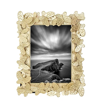 Treasured Finds 5" x 7" Gold Butterfly Tabletop Frame by Studio Décor®