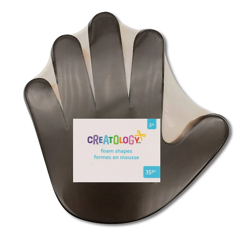6.5" Natural Hand Foam Shapes, 35ct. by Creatology™
