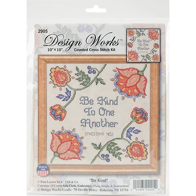 Design Works™ Be Kind Counted Cross Stitch Kit