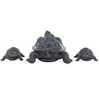 Design Toscano Turtle Tribe Garden Tortoise Family Statues Set