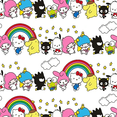 Hello Kitty® & Friends Rainbow Cotton Fabric 