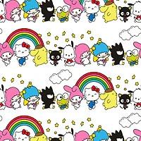 Hello Kitty® & Friends Rainbow Cotton Fabric 