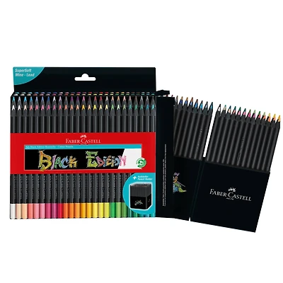 Faber-Castell® Black Edition 50-Piece Colored Pencils