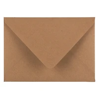 JAM Paper A7 Brown Kraft Paper Bag Invitation Envelopes, 100ct.