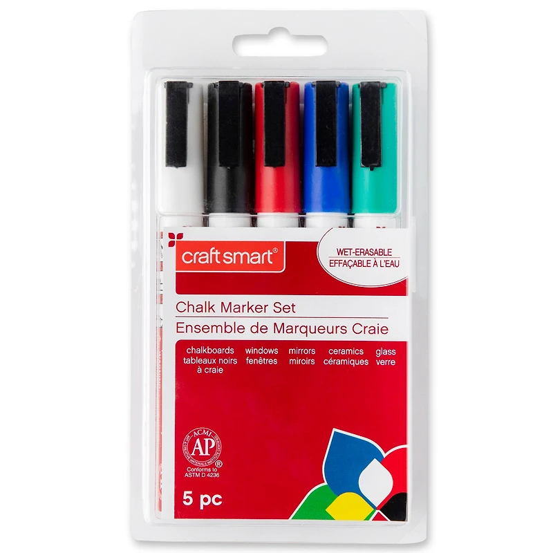 Basic Fine-Point Chalk Marker Set By Craft Smart®