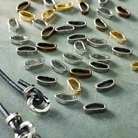 12 Packs: 72 ct. (864 total) Cording D-Rings by Bead Landing™