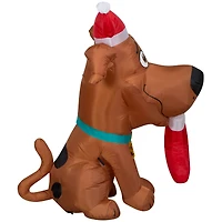Airblown Puppy Scoob With Stocking Inflatable