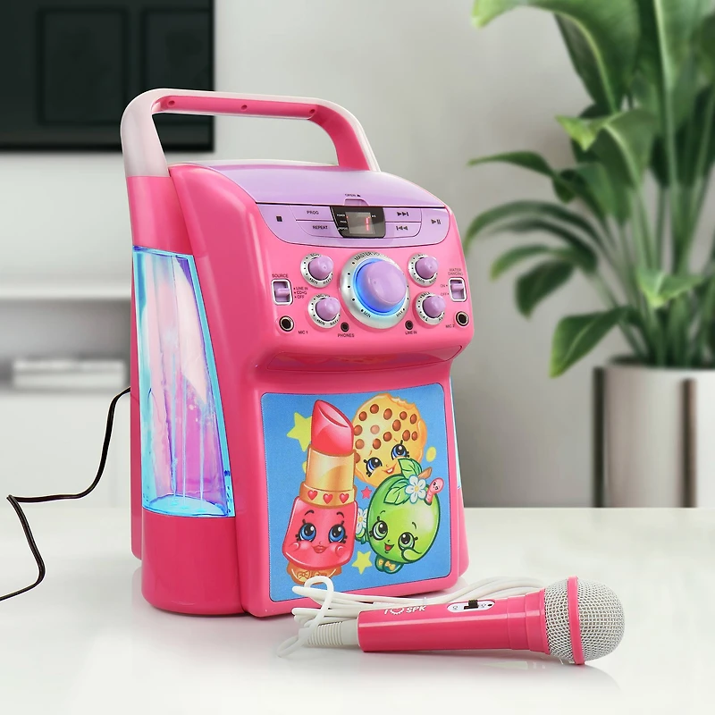 Shopkins Dancing Water Karaoke Machine with Microphone