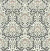NuWallpaper Fallon Brown Peel & Stick Wallpaper