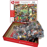 Hart Puzzles Yellowstone National Park by Kate Ward Thacker 1,000 Piece Jigsaw Puzzle