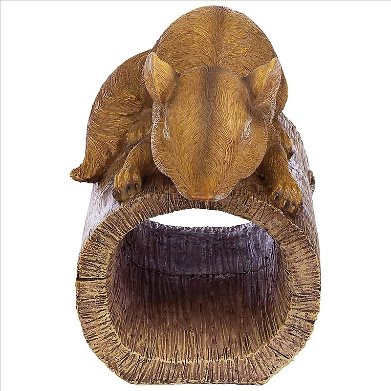 Design Toscano 9" Jolly the Squirrel Gutter Guardian Downspout Statue