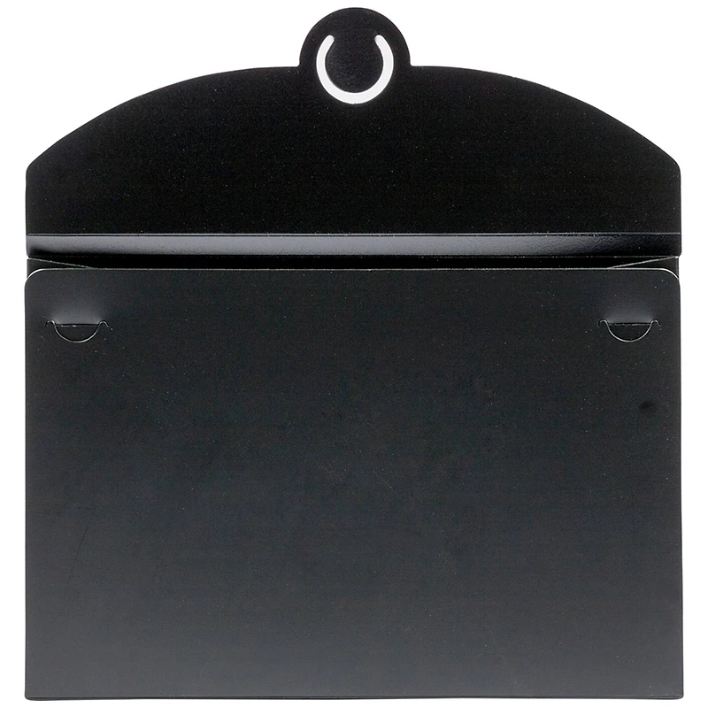 JAM Paper Black 9.5" x 12" Plastic Portfolio