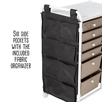 Honey Can Do 12-Drawer Metal Rolling Storage Cart