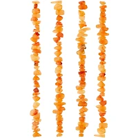 Orange Quartz Chip Beads by Bead Landing™