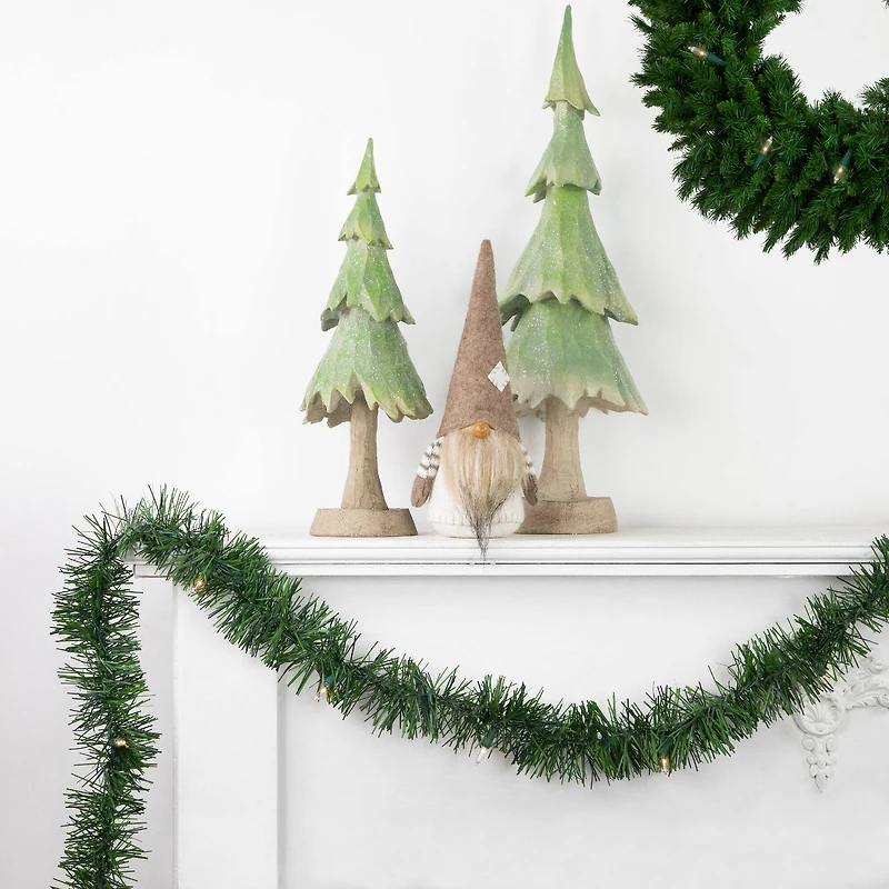 18ft. Pre-Lit Christmas Artificial Two Toned Pine Garland