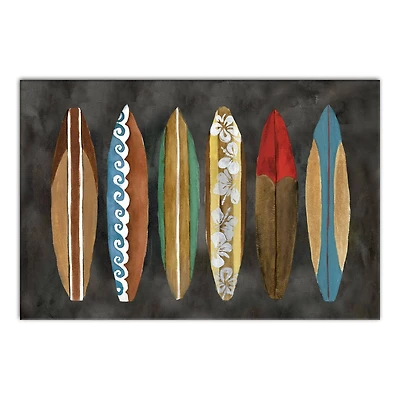 Vintage Surfboards 18" x 12' Canvas Wall Art
