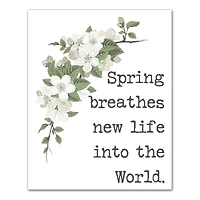 Spring Breathes New Life Canvas Art