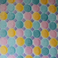 Feldman Teal Popcorn Minky Fabric