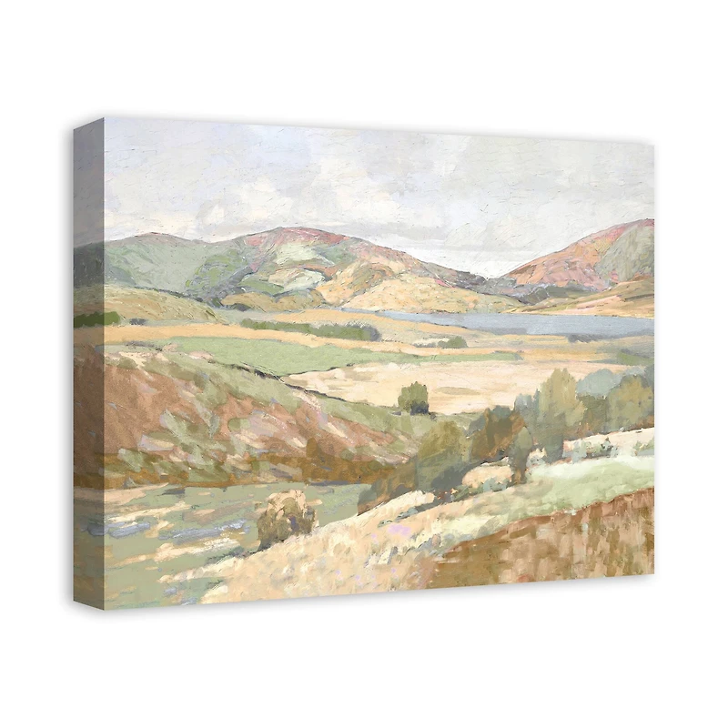 Soft Pastel Landscape 20" x 16" Canvas Wall Art