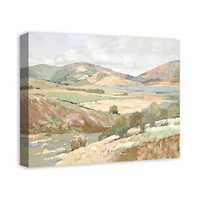 Soft Pastel Landscape 20" x 16" Canvas Wall Art