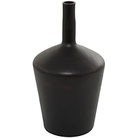 The Novogratz Black Glass Vase 12" x 12" x 22"