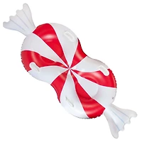 SnowCandy 77" 2-Person Peppermint Snow Tube