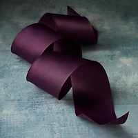 2.5" x 10yd. Wine Wired Satin Ribbon by Celebrate It™ Classic