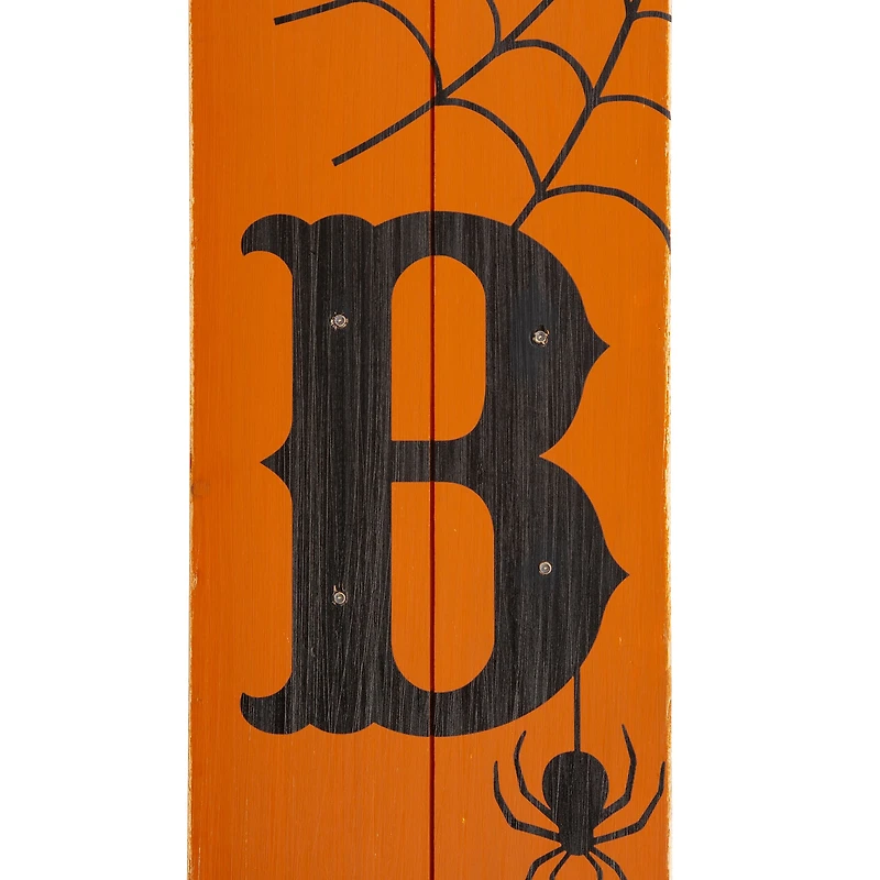Glitzhome® 42" Lighted Halloween BOO Porch Sign