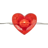 20ct. Red LED Valentine's Day Love & Heart Fairy String Lights with Copper Wire