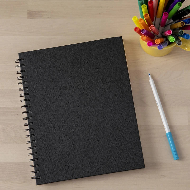 Black Wirebound Sketchbook by Artist's Loft™