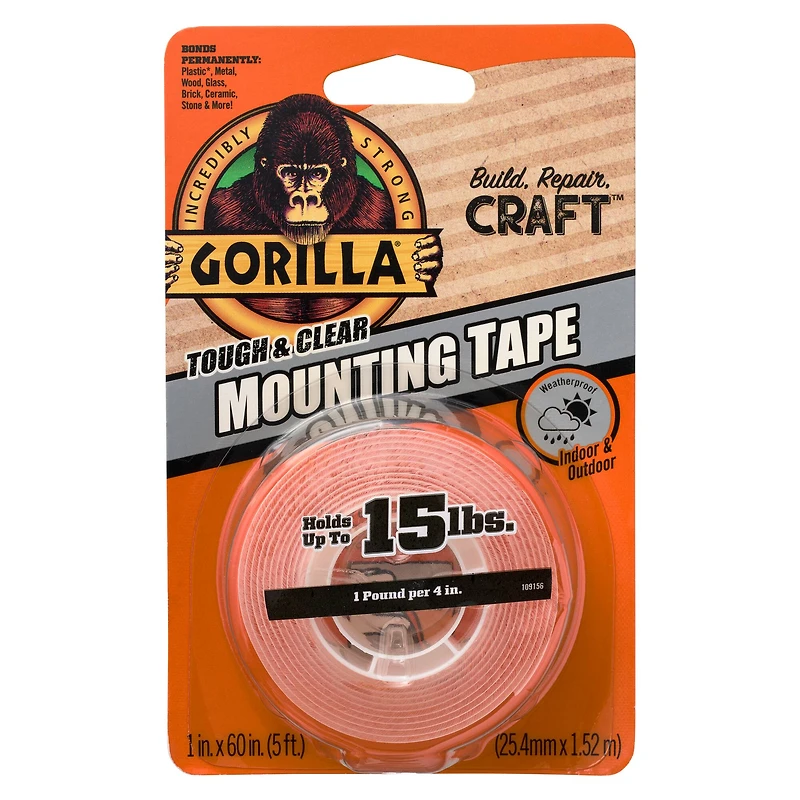 Gorilla® Mounting Tape