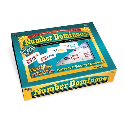 Puremco Number Dominoes™ Premium Double 12 Set