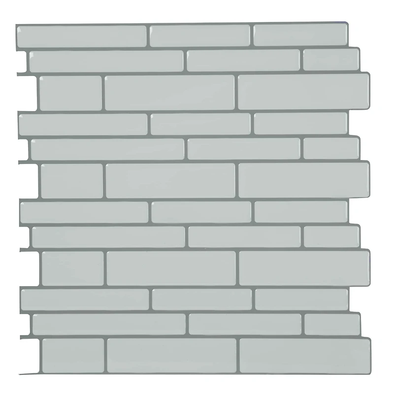 Simplify Peel & Stick White Wall Tile Pack