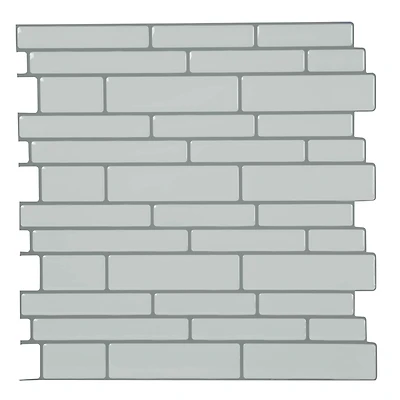 Simplify Peel & Stick White Wall Tile Pack