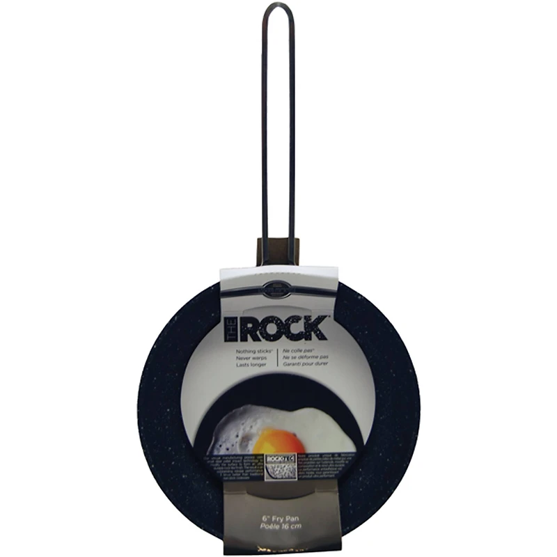 The Rock® by Starfrit® 6.5" Fry Pan with Stainless Steel Wire Handle