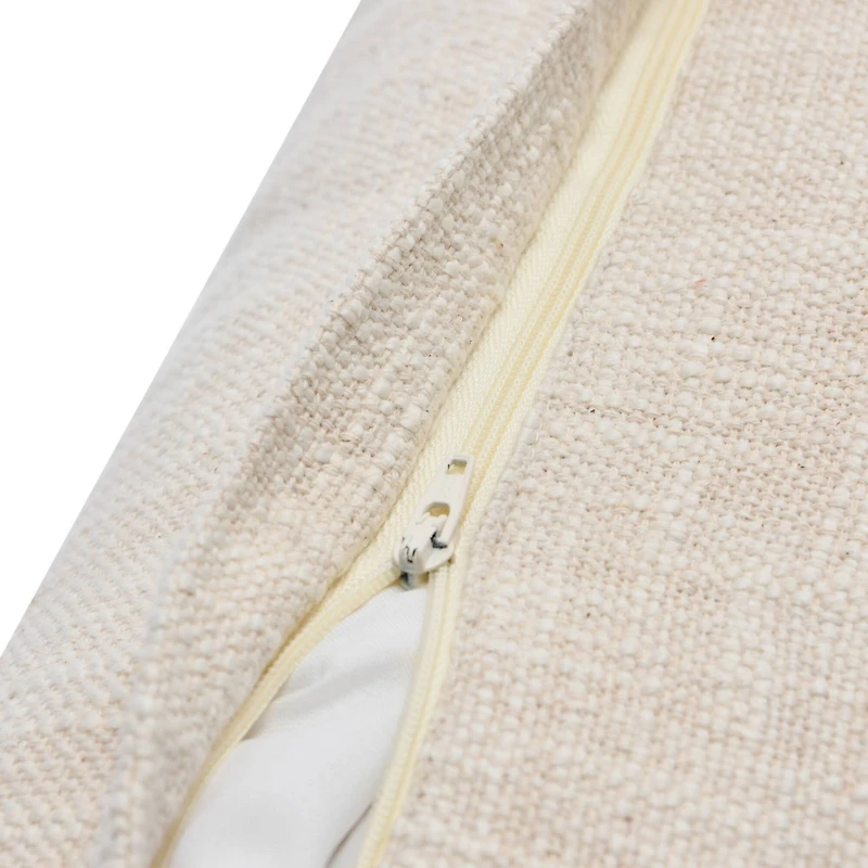 Hello Honey® 24'' Embroidered Cotton Lumbar Pillow with Fringe