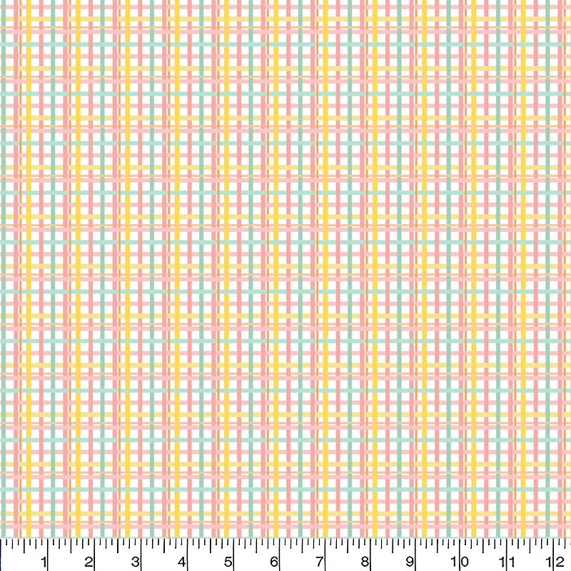 Eugene Textiles Pastel Plaid Flannel