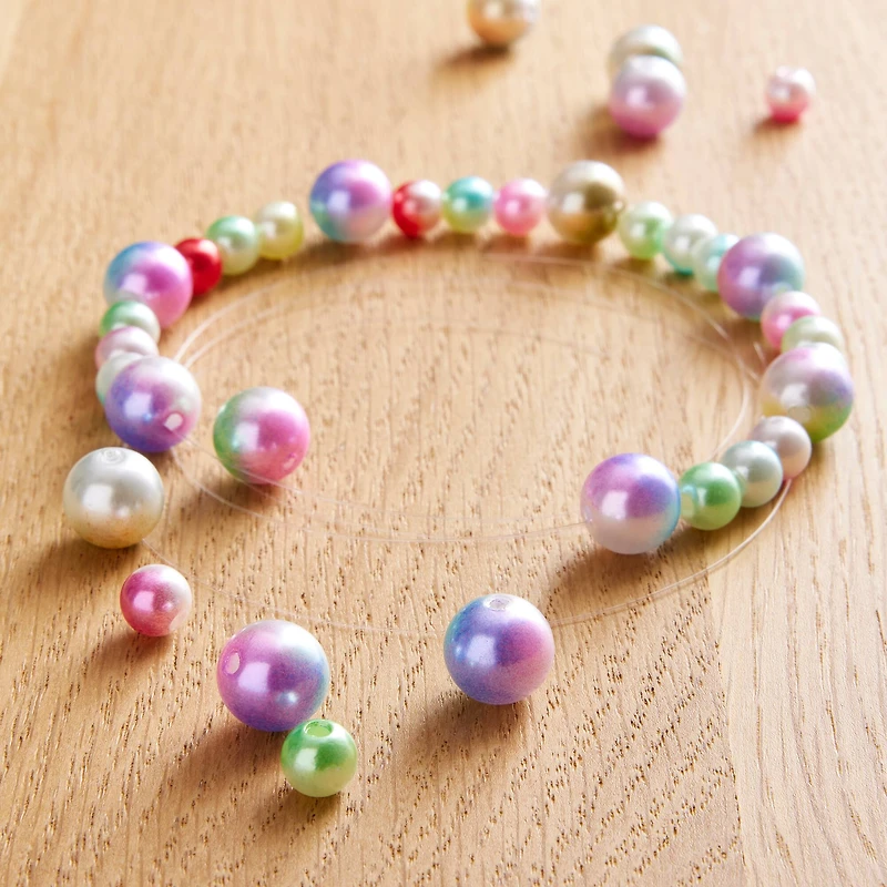 Pearl Mermaid Round Beads by Creatology™, 220ct.