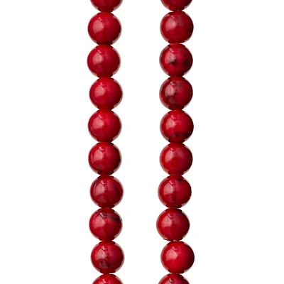 Red Quartz Round Beads, 6mm by Bead Landing™