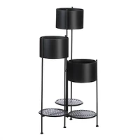3ft. Barrel Bucket 3-Tier Plant Stand