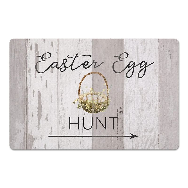 Easter Egg Hunt Basket Mat 27" x 18" Floor Mat