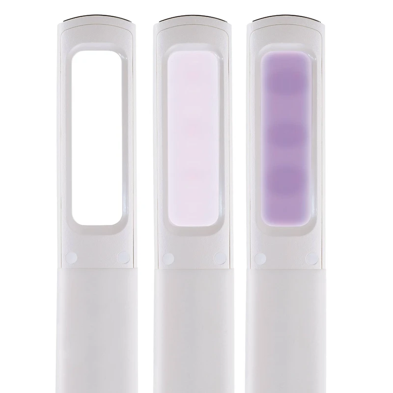 OttLite Thrive LED Sanitizing Desk Lamp with Clock & USB Charging