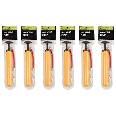 Champion Sports Plastic Hand Air Pump, 6ct.