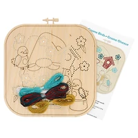 Leisure Arts® Intermediate Gnome & Birds Wood Stitchery Kit
