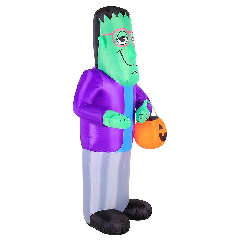 7ft. Inflatable Halloween Light Up Trick-or-Treat Monster