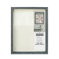 14" x 18" Gray Wood Grain Shadow Box by Studio Décor®